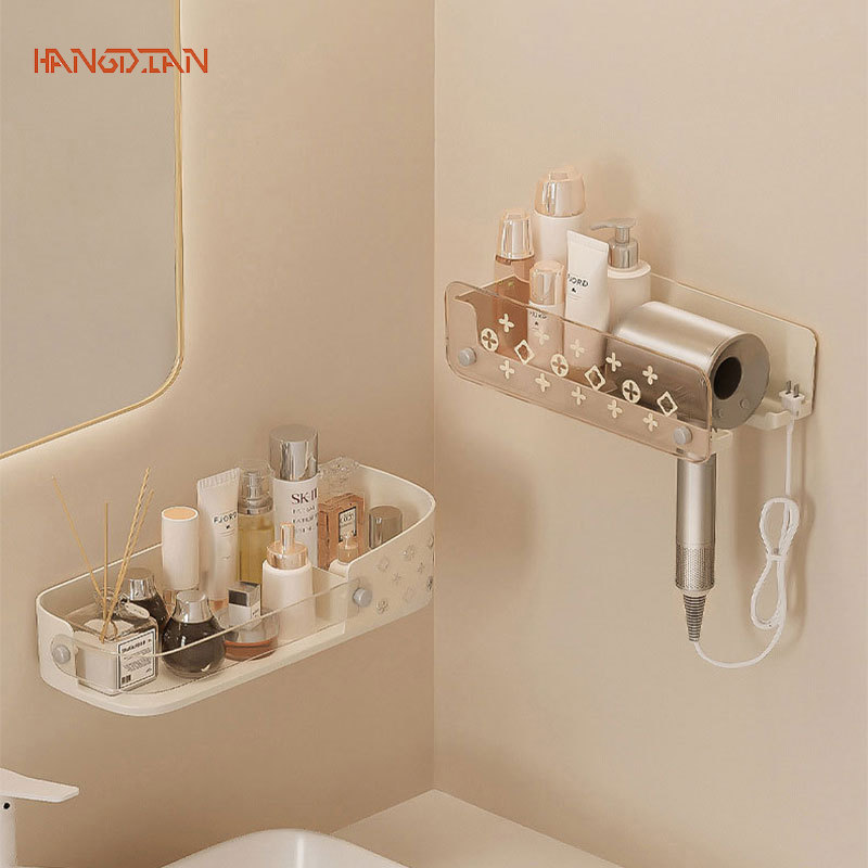 HANGDIANKem máy sấy không khí giá lưu trữ thủng miễn phí phòng tắm lưu trữ hộp phòng tắm ống dẫn khí giá lưu trữ