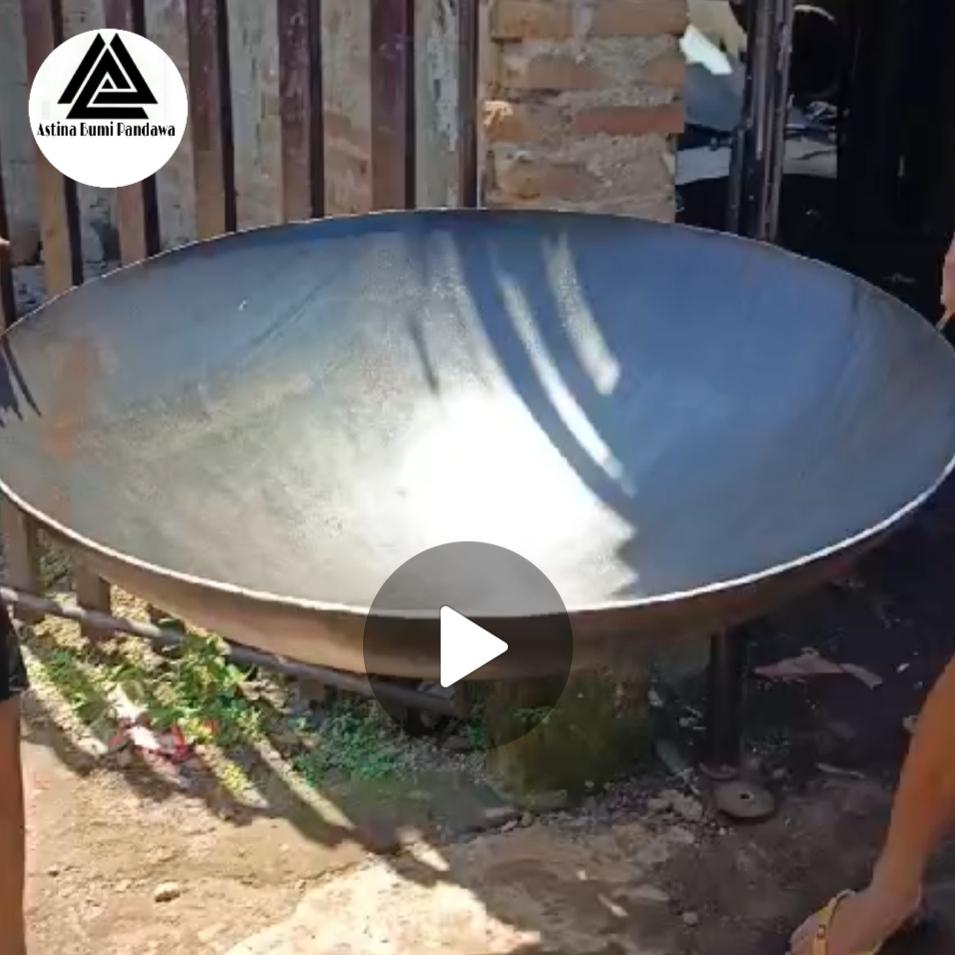 wajan besi baja 100 cm tebal Harga 3,500,000 rupiah*Gratis Ongkir