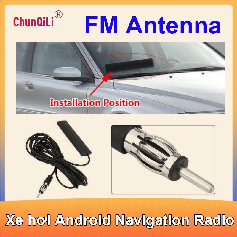 Ăng ten FM Ăng ten vô tuyến cho ô tô được sử dụng bởi Android Navigator Ăng ten vô tuyến AMFM thu phát xe hơi.
