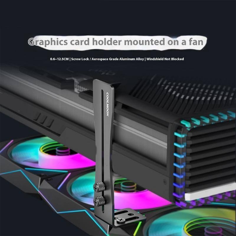 Đồ họa dọc GPU Hỗ trợ video võng giá đỡ xô L hình dạng GPU Khung giá đỡ cho máy tính để bàn