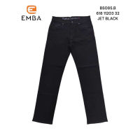Emba Denim - BS08S.B Celana Panjang Denim Pria Regular Fit Jet Black
