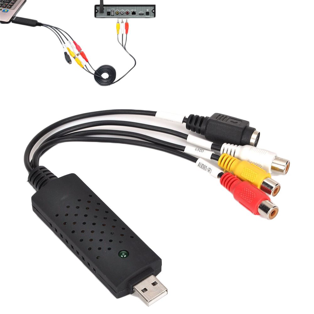 TOUCH Nóng bức Cao thủ Âm thanh Bộ chuyển đổi VHS sang DVD USB 2.0 Thẻ ghi video Bộ chuyển đổi PC