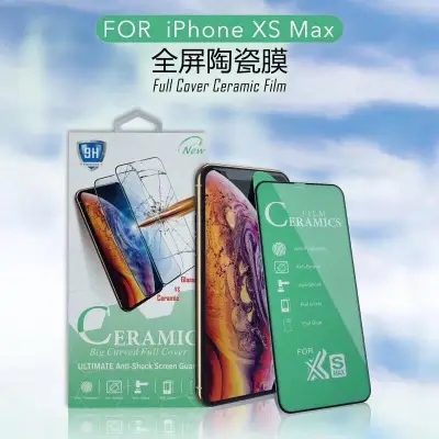 Full Glue Soft Ceramic Film for iPhone XS MAX X XR 9H Full Cover Screen Protector for iPhone 6 6s 7 8 Plus Not Tempered Glass