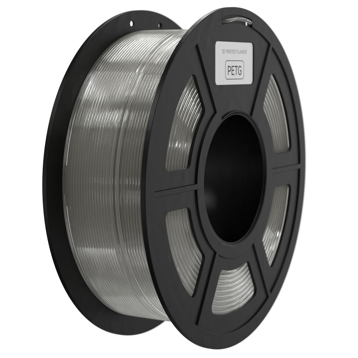 PETG Filament 1.75mm máy in 3D Filament 1kg2.2lbs dây nhựa in 3D độ bền cao hơn Tương thích với hầu hết các máy in 3D fdm Neptune 2/Neptune 3/ Ender 3 và độ chính xác hơn / 0.02mmTrắng