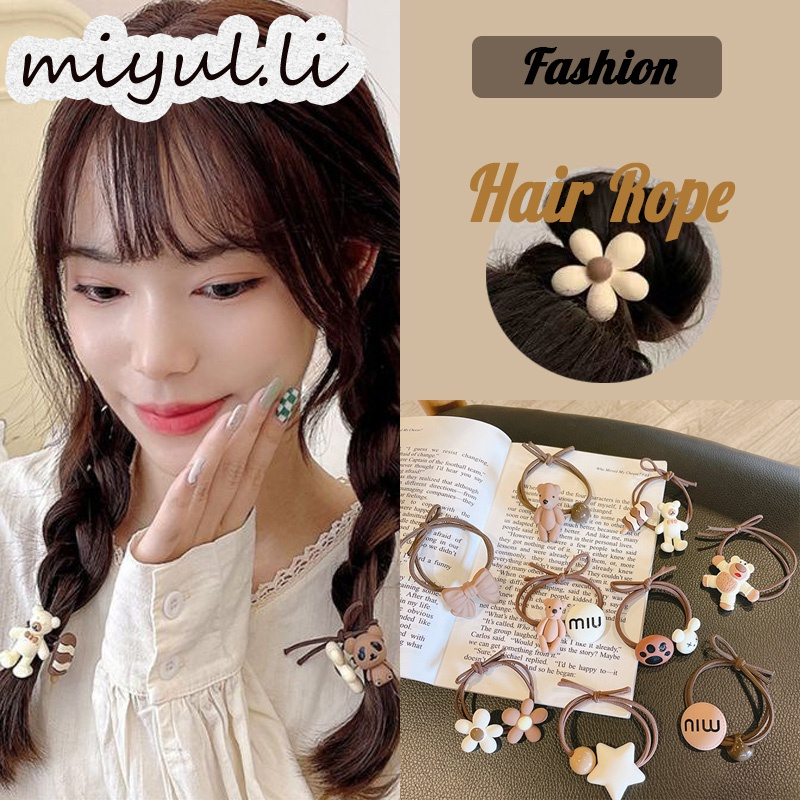 miyuli 2024ใหม่น่ารักสาวเคลื่อนไหว H airband ทุกวันเสน่ห์สงสัยหมวกกันน็อคที่เรียบง่ายสีกาแฟอุปกรณ์ผม ราคา 10 บาท*ส่งฟรี