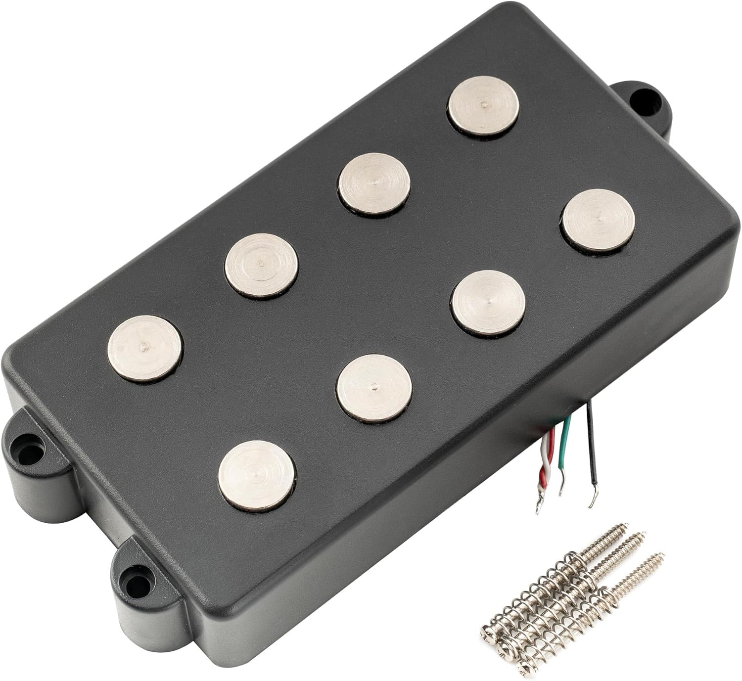 Artec MMC4 Ceramic Magnet Soapbar Style Bass Pickup Bridge Pickup 12.6K for 4-String MusicMan Style Bass, Black