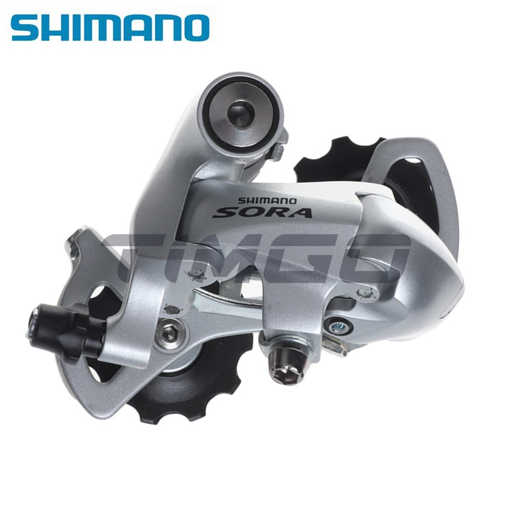 Shimano Sora RD-3400 9 tốc độ xe đạp đường trường Cùi đề sau trực tiếp Gắn Bạc ngắn