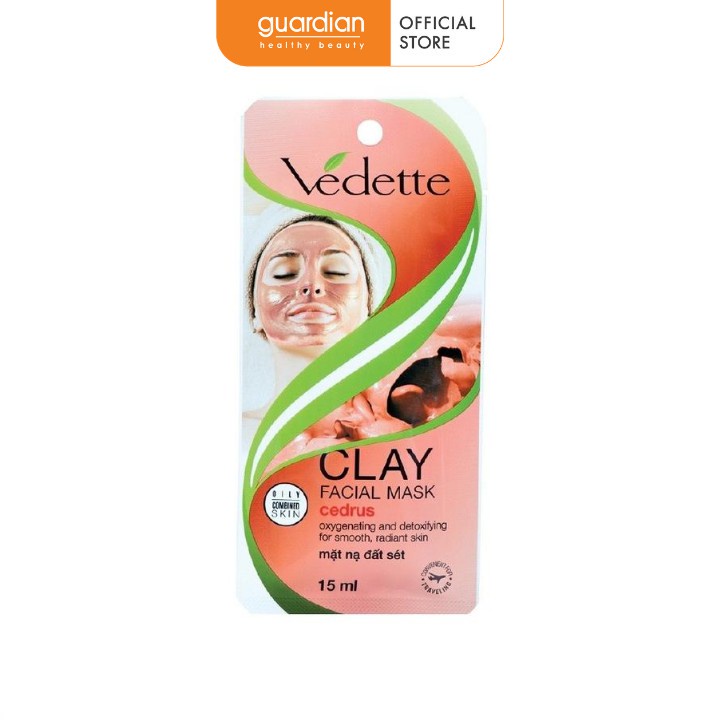 Mặt nạ đất sét đỏ cedrus vedette 15ml