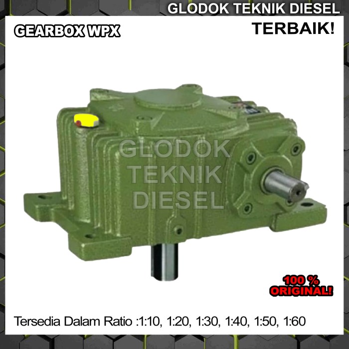AMW SPEED REDUCER GEAR BOX WPX 120 Ratio 10 - 60 - 1:10 Harga 4,374,718 rupiah*Gratis Ongkir