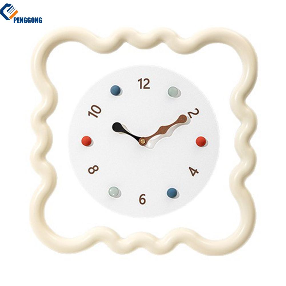 [PENGGONG] 14 Inch Wall Decoration Cream Style Wall Art Living Room Clock Home Decoration ราคา 2,025 บาท*ส่งฟรี