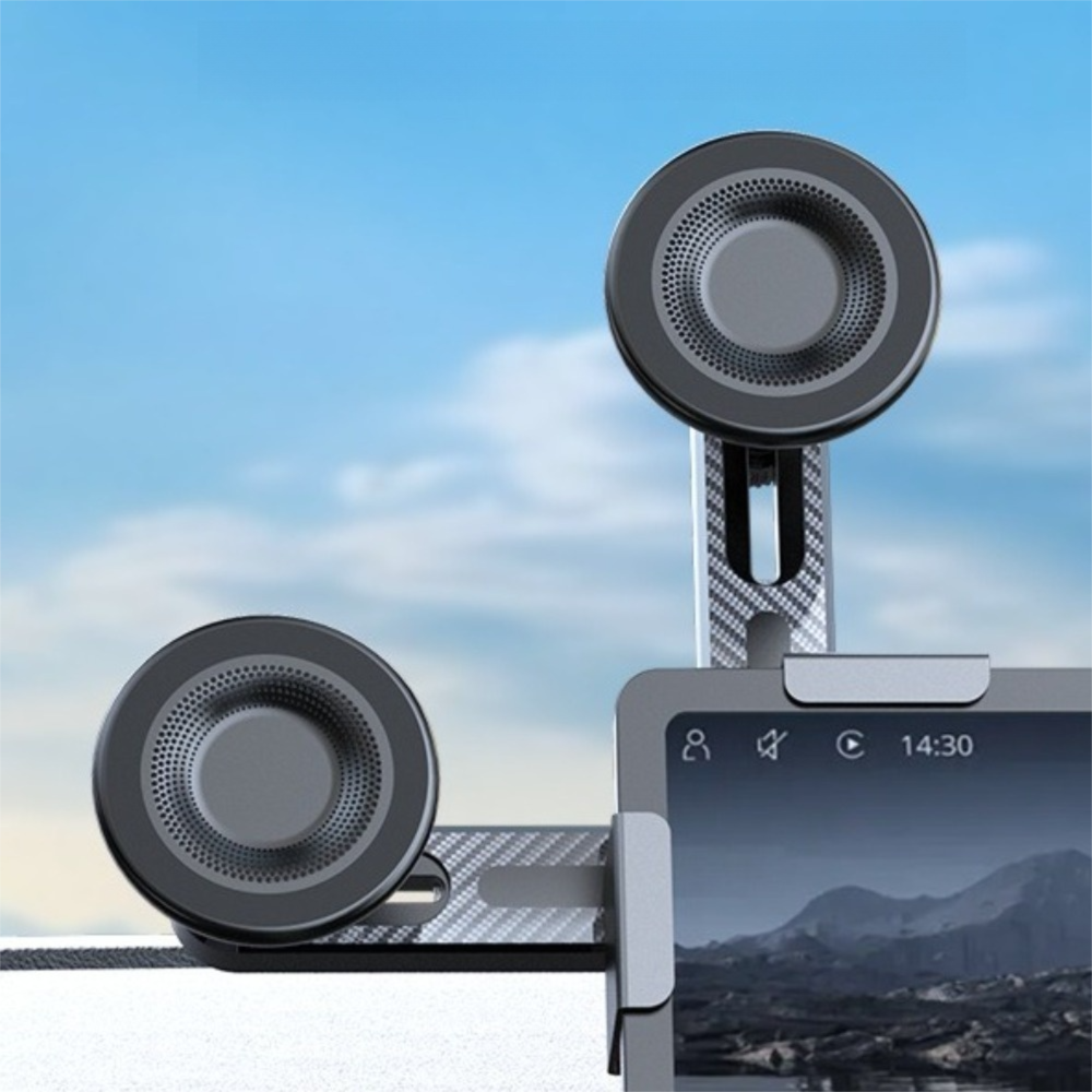 BUNO9 360 ° Có thể xoay Giá đỡ điện thoại từ tính cho ô tô Màn hình trung tâm ô tô Chống rung Giá đỡ ô tô Phổ quát Tay cầm chắc chắn Giá đỡ màn hình ô tô Giá đỡ bảng điều khiển