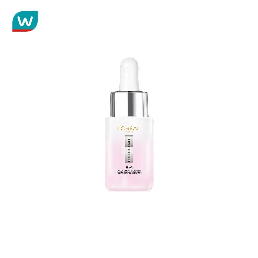 LOreal ลอรีอัล ปารีส ไกลโคลิค-ไบรท์ แอนไท-ดาร์ก สปอต ไบรท์เทนนิ่ง เซรั่ม 15 มล.
