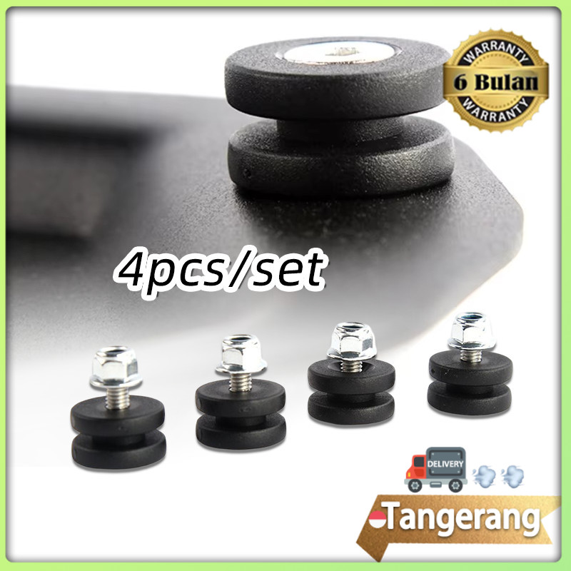 4Pcs/Set Rubber Bolts for Base Plate Spare Parts Box Motorcycle / Rubber Bolts for Ring Box Luggage Holder Harga 67,000 rupiah*Gratis Ongkir