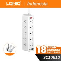 Ldnio 10 Outlets Power Socket 2500W and 5 USB &1PD Fast Charging for Multiple Devices SC10610