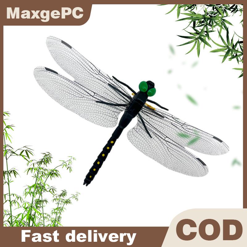 MaxgePC เครื่องไล่ยุงกลางแจ้งจำลองแมลงปอตัวใหญ่แท่งสำหรับใส่แมลงปอไล่ยุงแมลงรุ่นของเล่นปีกยาว14ซม. ราคา 18 บาท*ส่งฟรี