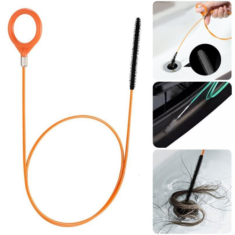 81cm/130cm linh hoạt Xe Cửa sổ trời ống thoát nước bàn chải vệ sinh cho bị tắc Thanh gạt nước cho kính chắn gió bình nhiên liệu thoát nước đa chức năng
