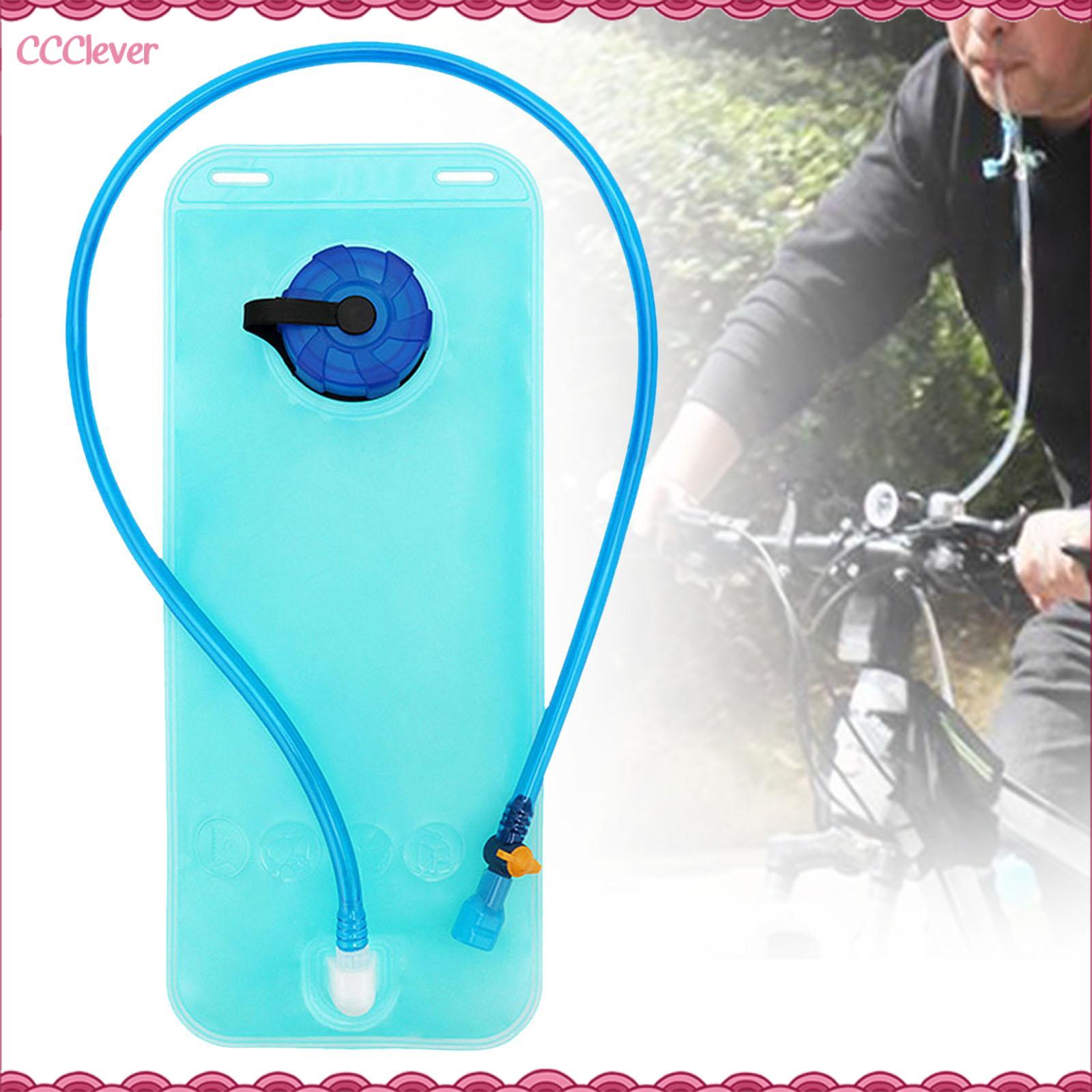 CCclever 2L Túi đựng nước xe đạp đồ dùng dưới nước Ba lô bàng quang mở rộng túi nước đi xe đạp với ống cho chạy bộ thể thao cắm trại ngoài trời