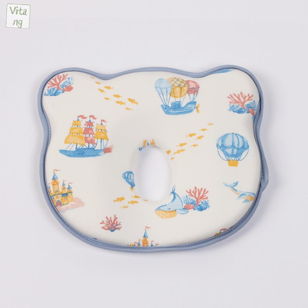 VITANG Mềm mại Gối trẻ em hình gấu trúc Ấm cúng Thoáng khí Gối trẻ em hoạt hình Nâng cấp Định hình đầu trẻ sơ sinh Gối ngủ cho trẻ sơ sinh Dành cho giấc ngủ