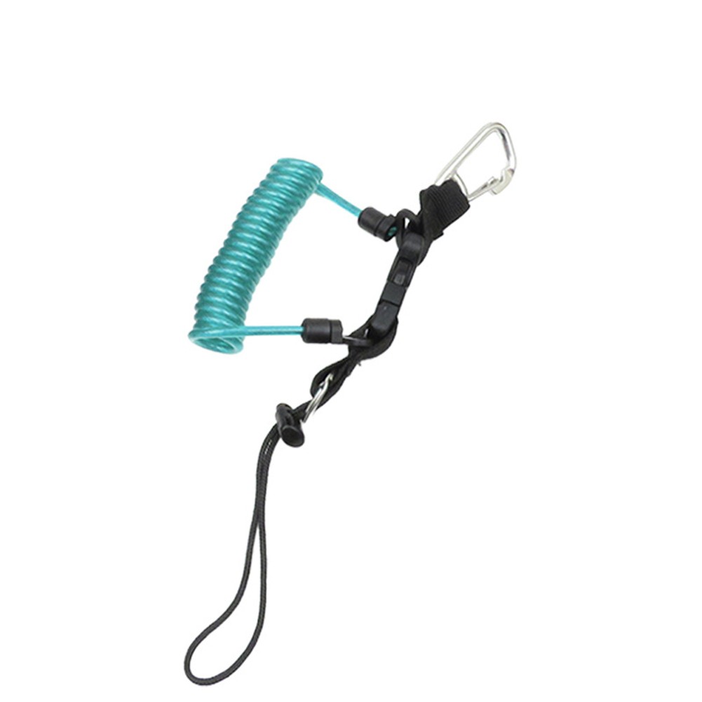 Scuba thiết bị lặn dây buộc với móc khóa lò xo và khóa tháo nhanh 1 3 mét