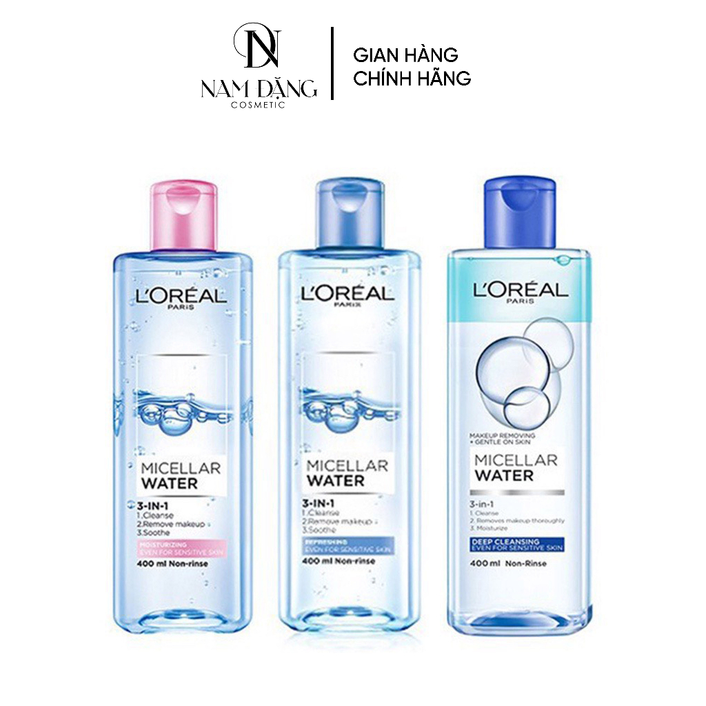 Nước tẩy trang loreal 400ml