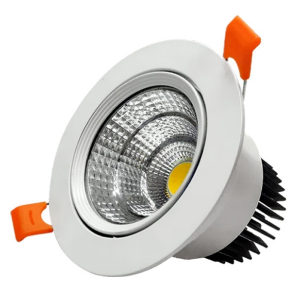 Dimmable AC85-265V LED Downlights Epistar Chip COB Recessed Ceiling Lamps Spot Lights for Home Illumination 10W