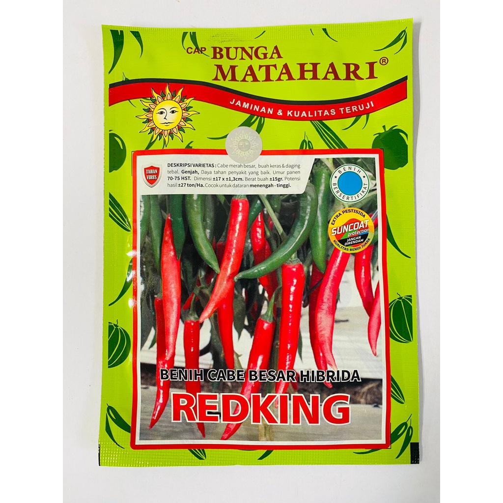 Jual Benih Cabe Besar Redking Terbaru Online dengan Harga Terbaik