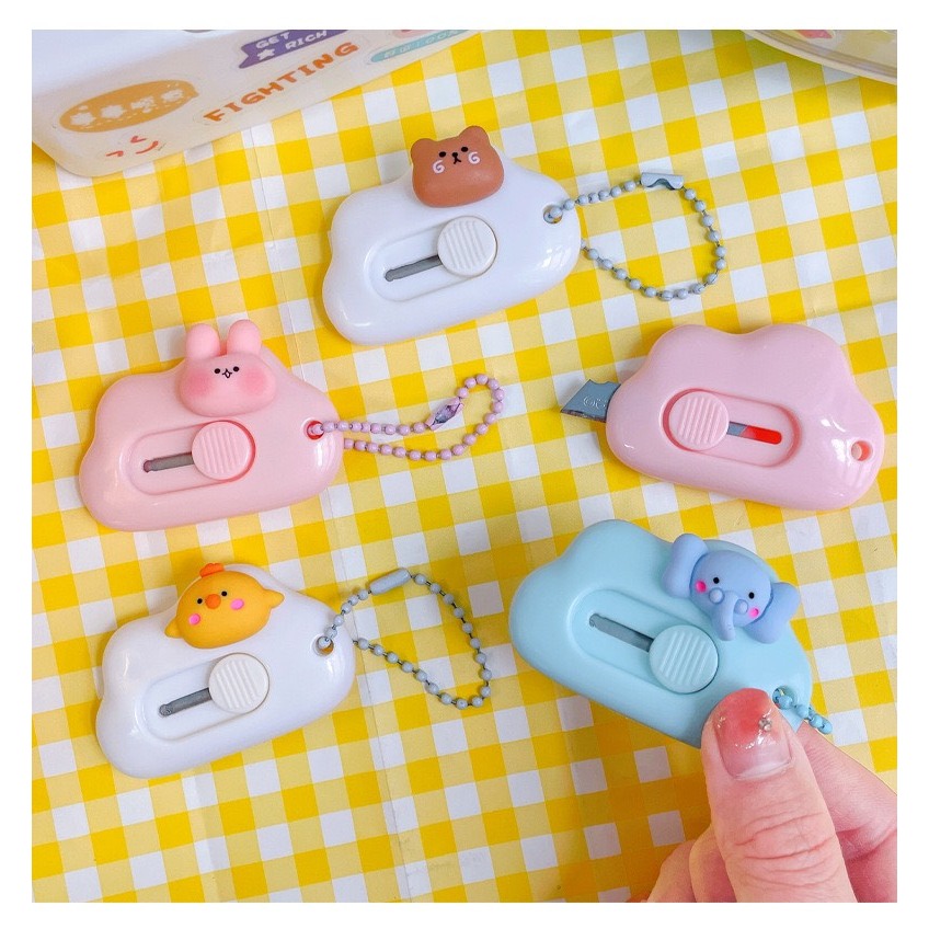 Dao cắt giấy mini dễ thương dành cho học sinh dễ thương - K4
