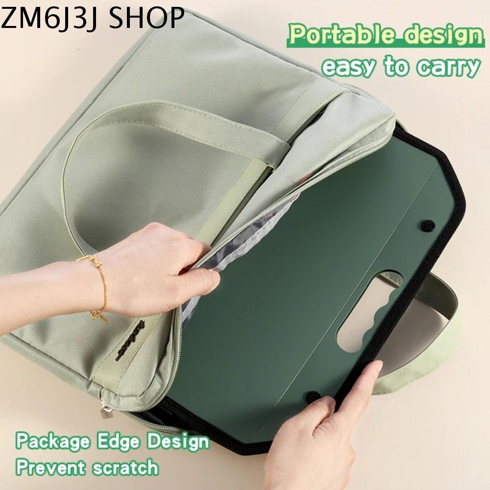 ZM6J3J Túi đựng đồ Bìa hồ sơ A4 Sức chứa lớn Không thấm nước Túi đựng dữ liệu 13 ô Chống mài mòn Túi xách có khóa Trường học