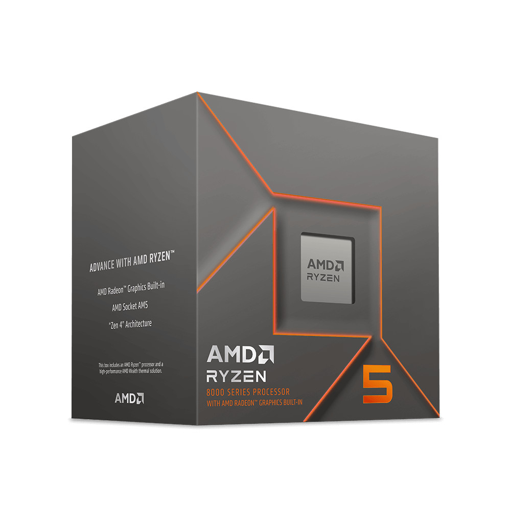 Amd Ryzen 5 8500g Cpu / 3.5Ghz Boost 5.0Ghz / 6 Cores 12 Threads / 22Mb / Am5 - Genuine Product