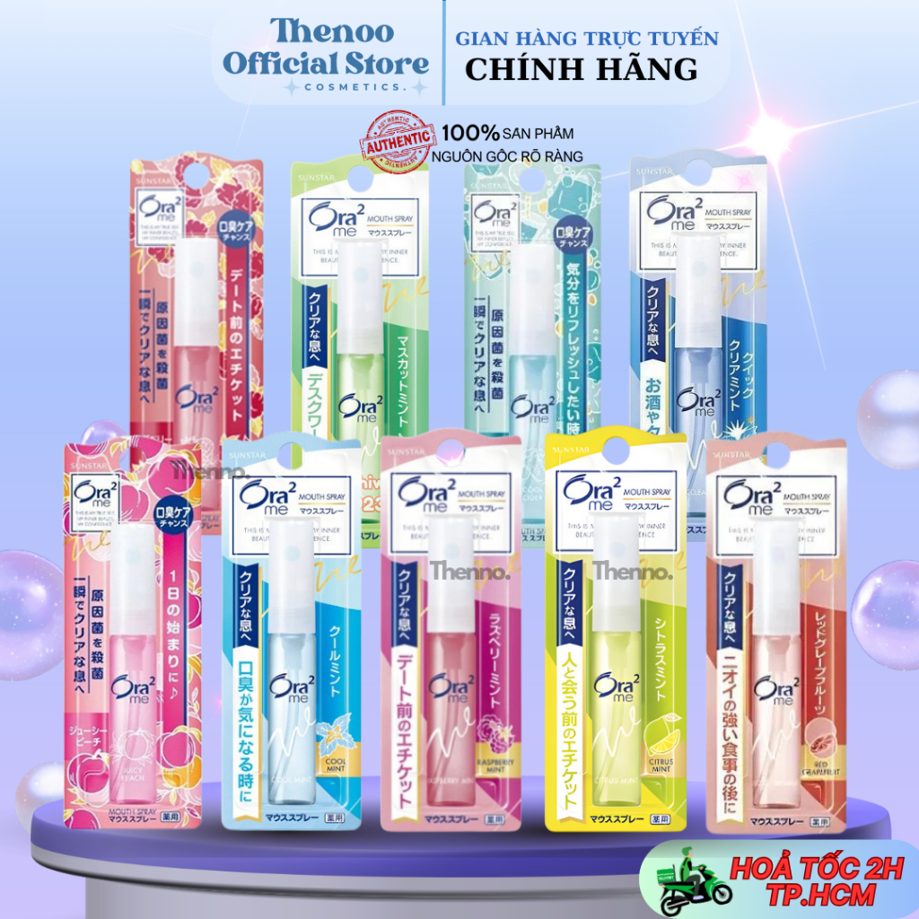 Xịt Thơm Miệng Sunstar Ora2 6ml Nhật Bản