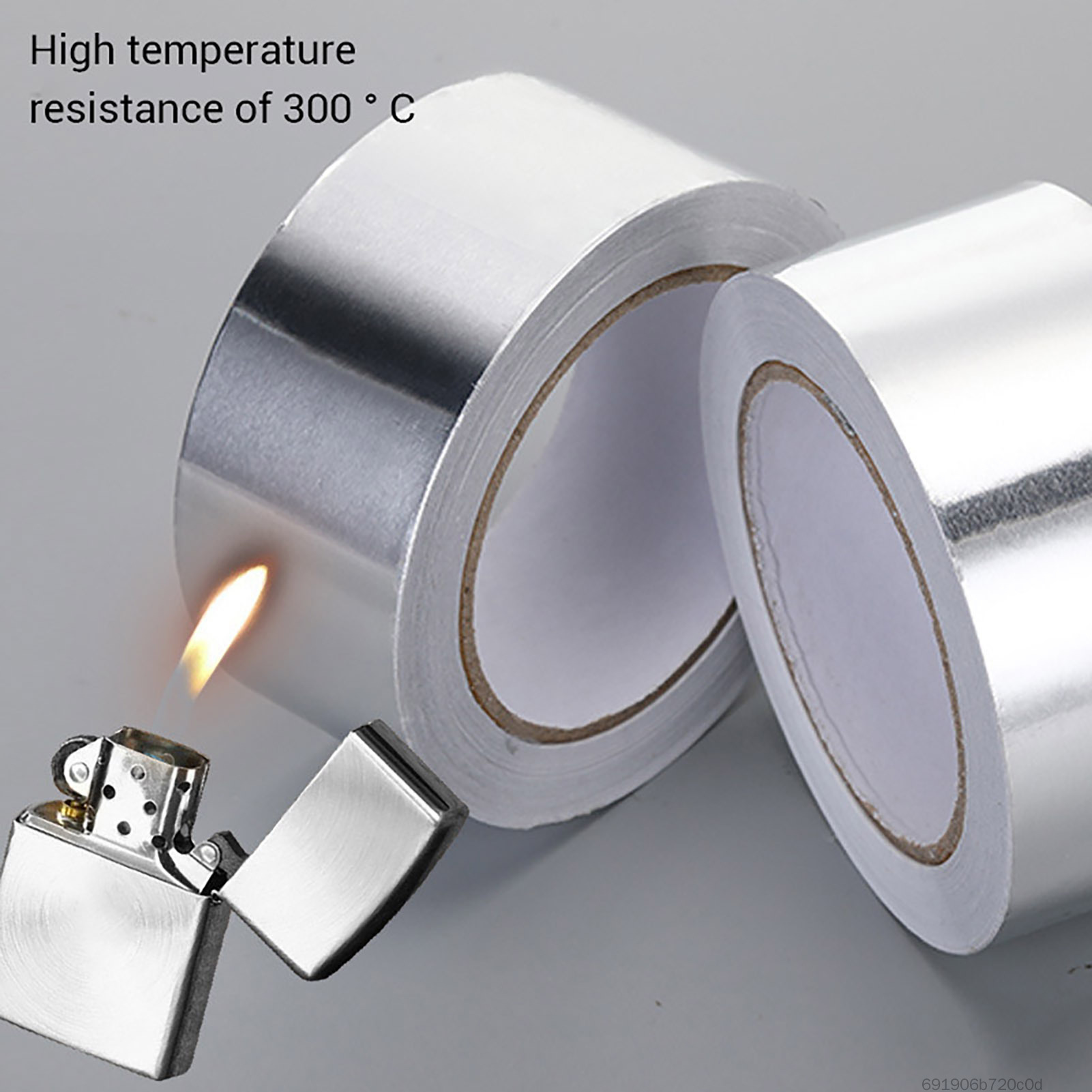 Băng keo nhôm cách nhiệt 72mm / 48mm x 50M (EXTRA DÀI) Con dấu tự dính cách nhiệt chống nước cho ống dẫn JN1-VN