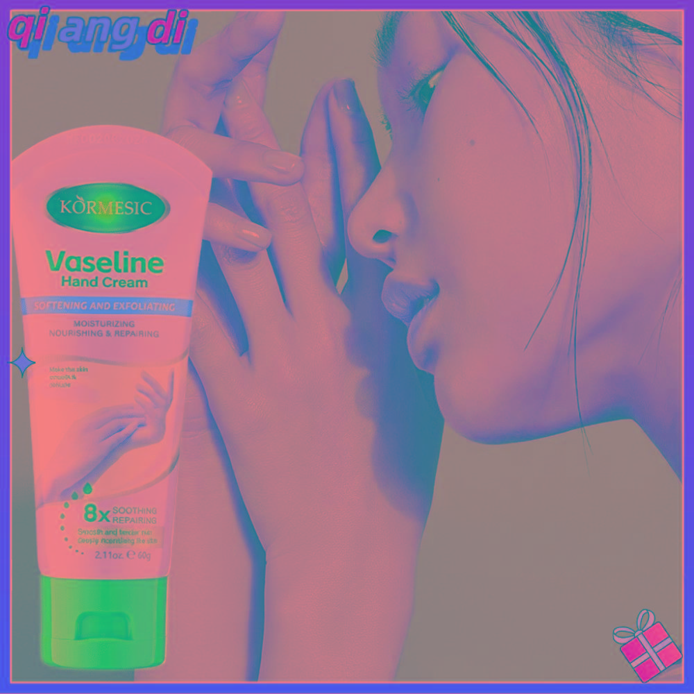 QIANGDI Dưỡng ẩm Kem dưỡng da tay Vaseline Hoa quả Không nhờn Kem dưỡng ẩm tay Mềm mại Chống nứt Sữa dưỡng da tay phục hồi Chăm sóc tay