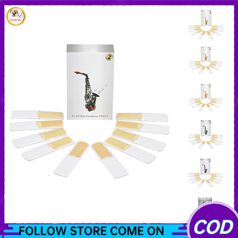 10 miếng Soprano Alto KÈN SAXOPHONE Tenor lau sậy sức mạnh 2.0 2.5 3.0 Saxophone lau sậy cho sax Clarinet người chơi mới bắt đầu