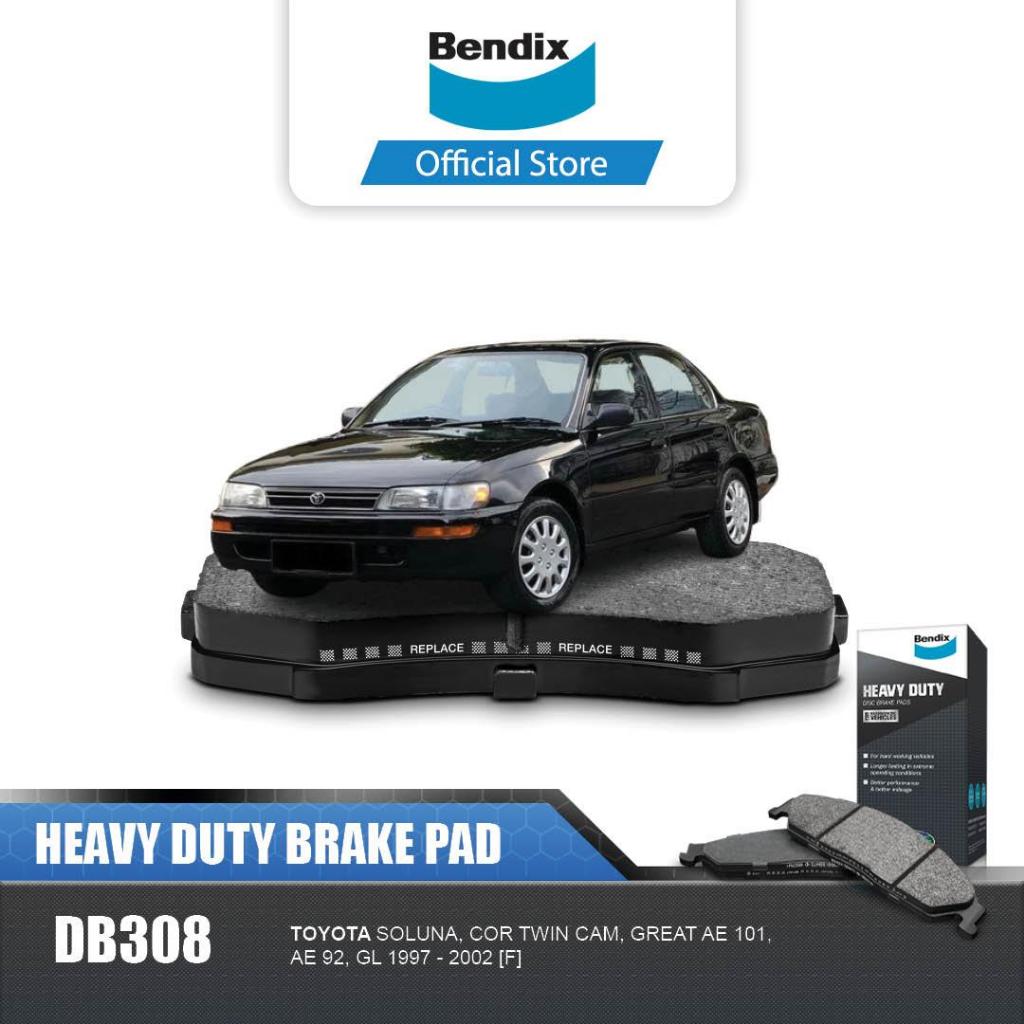 Bendix Kampas Rem Depan Brake Pad Mobil Toyota Corolla Twin Cam - DB308HD Harga 261,200 rupiah*Gratis Ongkir
