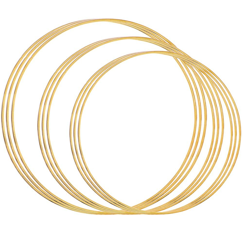Mua 9Pcs Gold Dream Catcher Metal Rings Supplies, Metal Hoops Macrame Creations Ring for Crafts (8/10/12Inch)