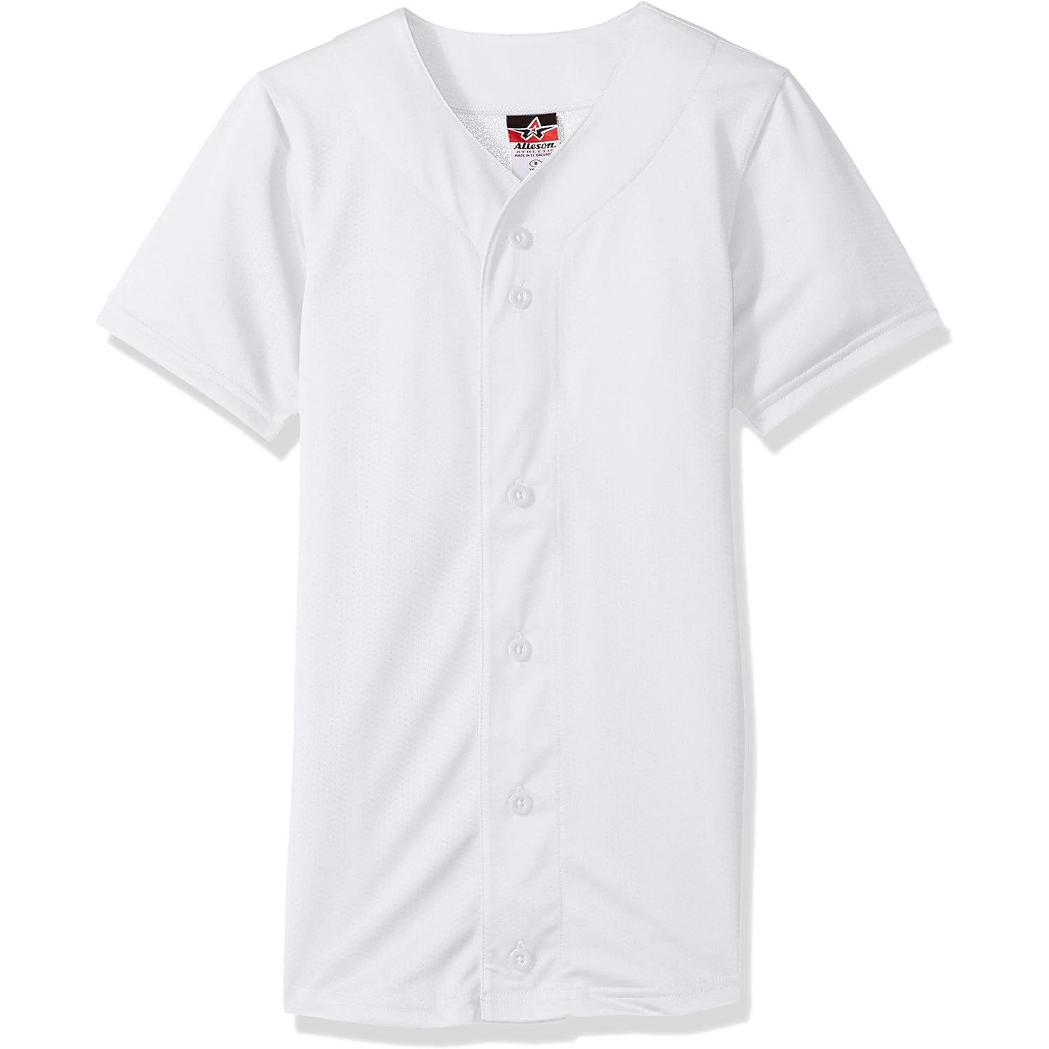 LZD Alleson เสื้อเบสบอลเยาวชนวัยรุ่นชาย,สีขาว,X-Large ราคา  989 บาท*ส่งฟรี
