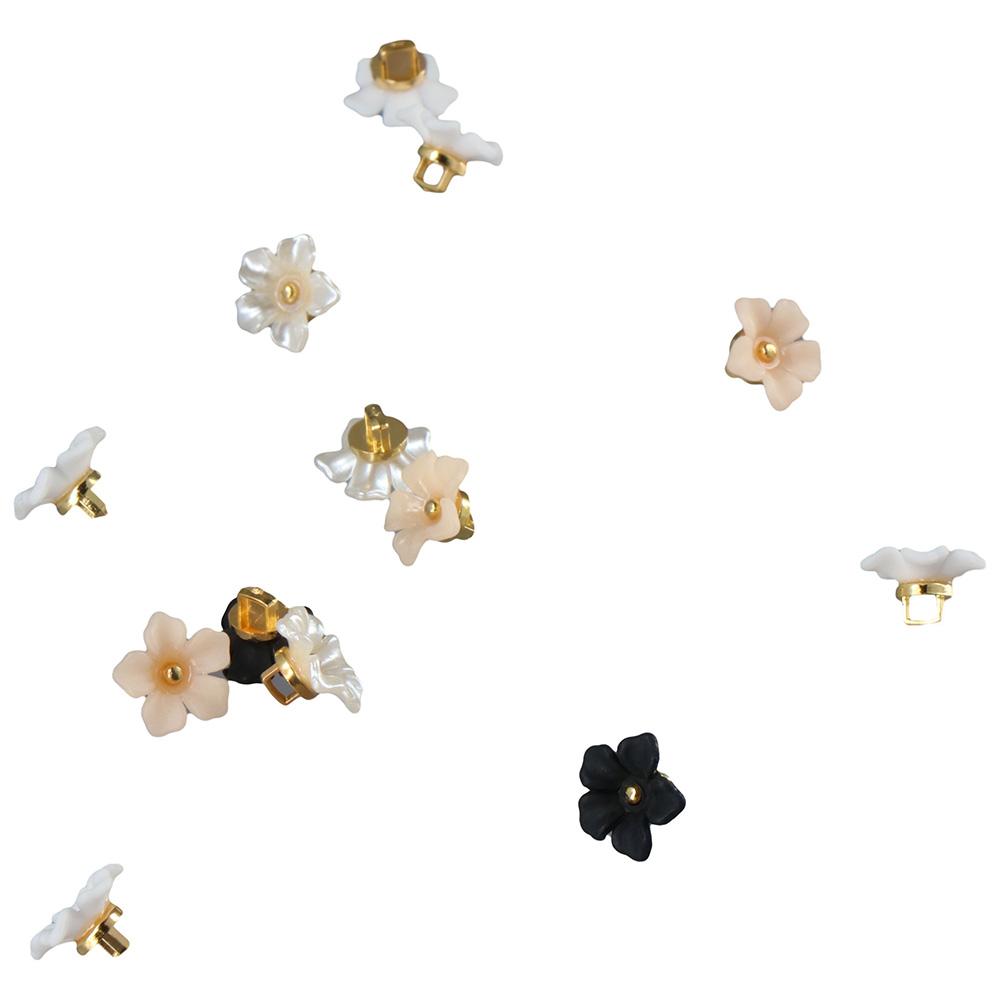 Gtgf4213 nút mô hình mô hình nút nút áo sơ mi hoa nhựa nút cúc áo hoa