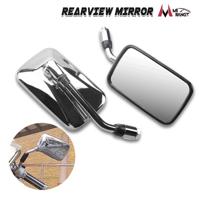10mm xe máy phổ gương chiếu hậu cho honda kawaski vulcan yamaha ca250 steed 400 600 magna 250 750 bóng 400 750