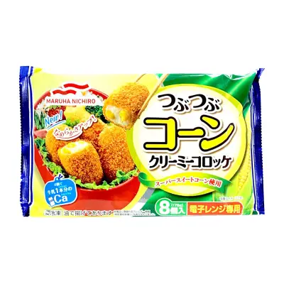 Maruha Nichiro Tsubutsubu Corn Cream Croquette 8pcs - Frozen