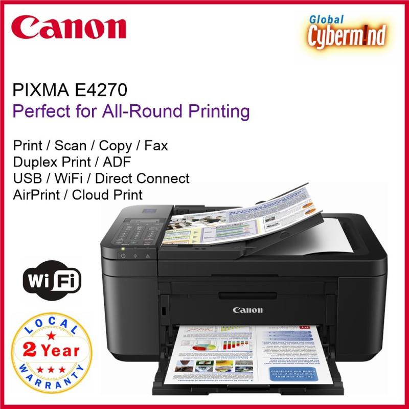 Canon PIXMA E4270 WiFi All-In-One with Fax and Duplex Printing Singapore