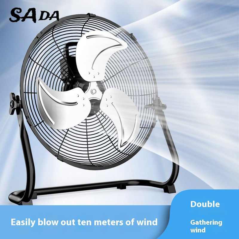 SADA Powerful Industrial Floor Fan with Adjustable Tilt and Eight Speed Settings ราคา 950 บาท*ส่งฟรี