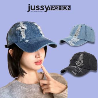 Nón Lưỡi Trai Jean Rách Jussy Official Nón Kết Jean Tua Nam Nữ Phong Cách Bụi Bặm