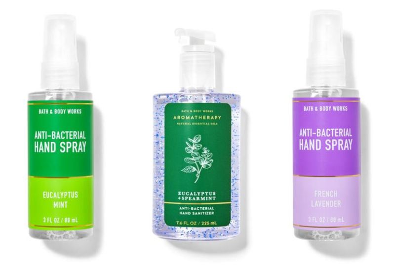 Buy Bath and Body Works Hand Sanitizers – Stress relief / Lavender Vanilla / Eucalyptus Mint Singapore
