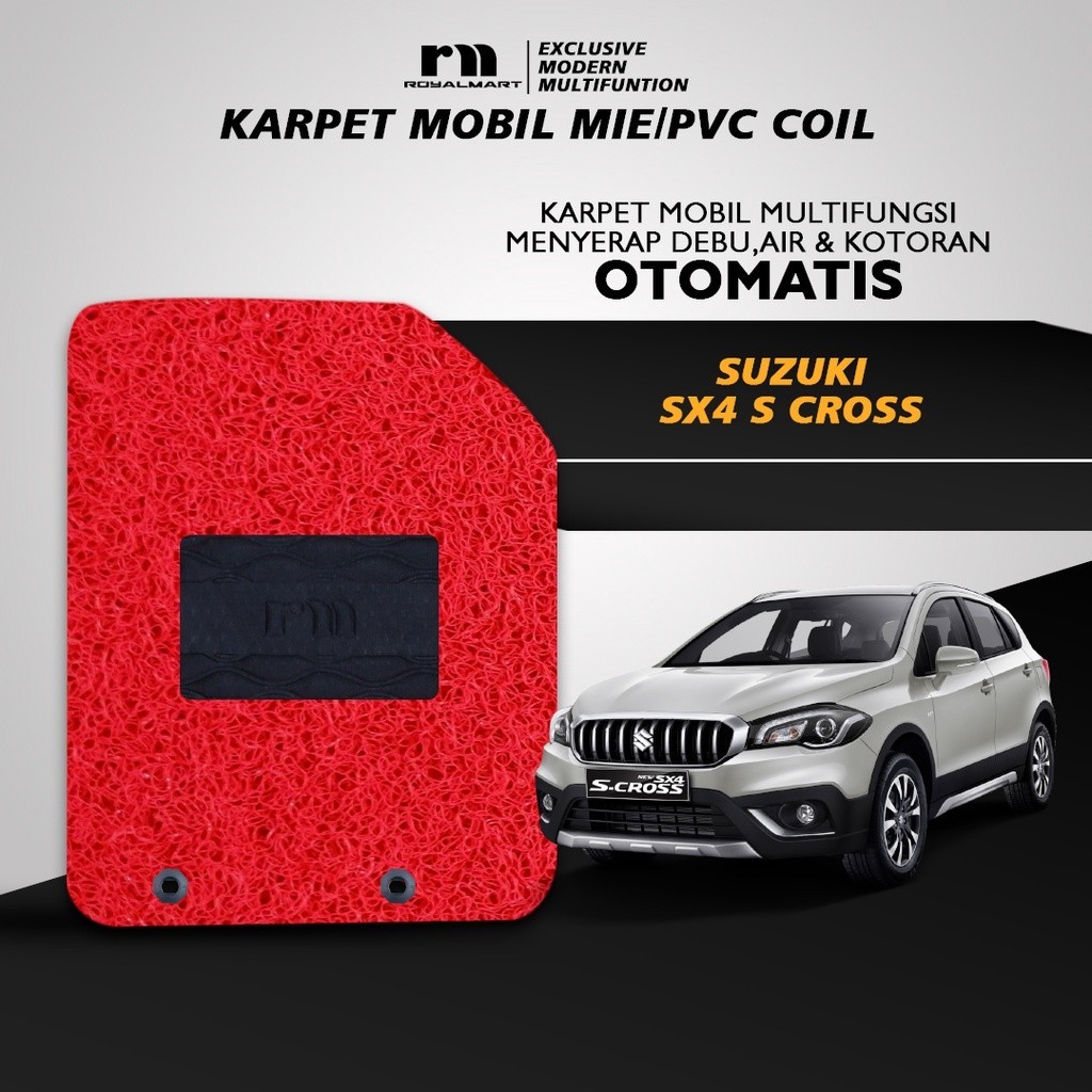 Royal Mart - Karpet Mobil SUZUKI SX4 S-CROSS FULL BAGASI 1 WARNA/Carpet Mie Bihun Premium Keset PVC Anti Slip Aksesoris Interior Mobil Harga 728,442 rupiah*Gratis Ongkir