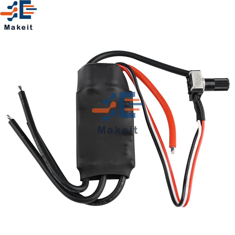 【Bestseller】 Dc 7-24v 200w Bldc 3-Phase Brushless Motor Driver Hallless Dc Motor Drive Board Speed C