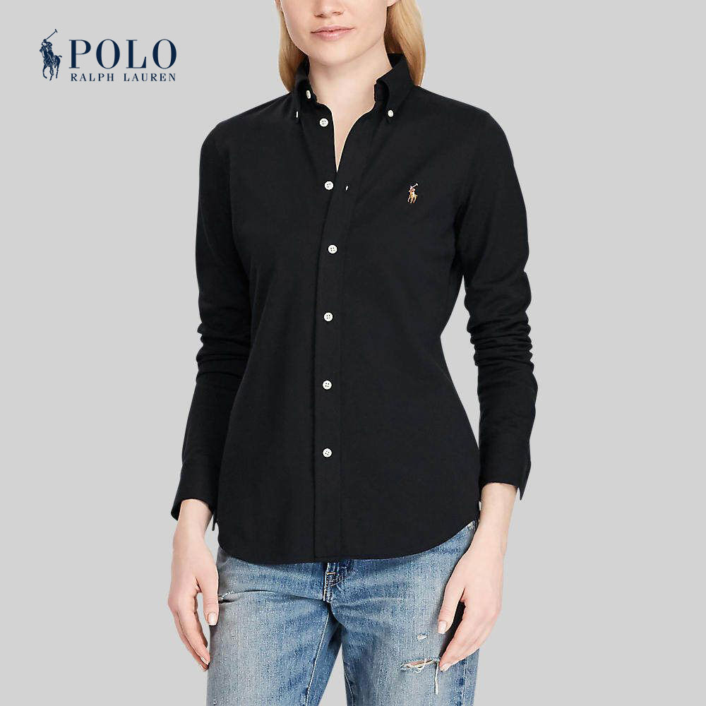 Polo Ralph Lauren เสื้อเชิ้ตผู้หญิง รุ่น WMPOKNIN6820010 สี 001(BLACK) ราคา 6,100 บาท*ส่งฟรี