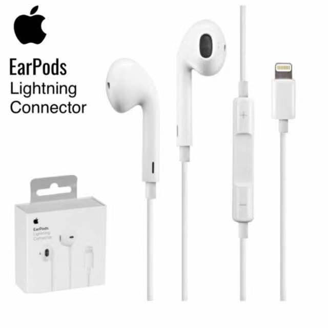 apple earphones with lightning connector