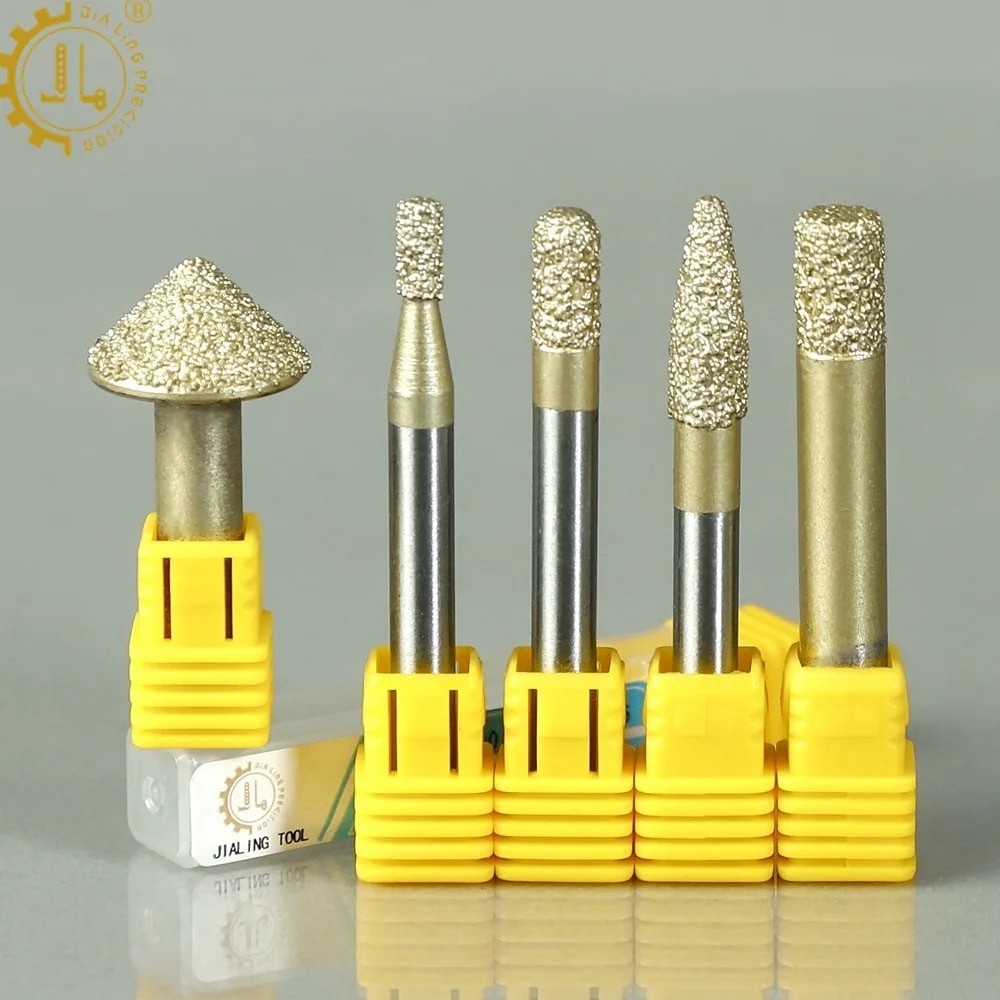 CNC kim cương khắc đá công cụ Dao phay Granite đầu chạm khắc công cụ cho khắc đá đá cẩm thạch