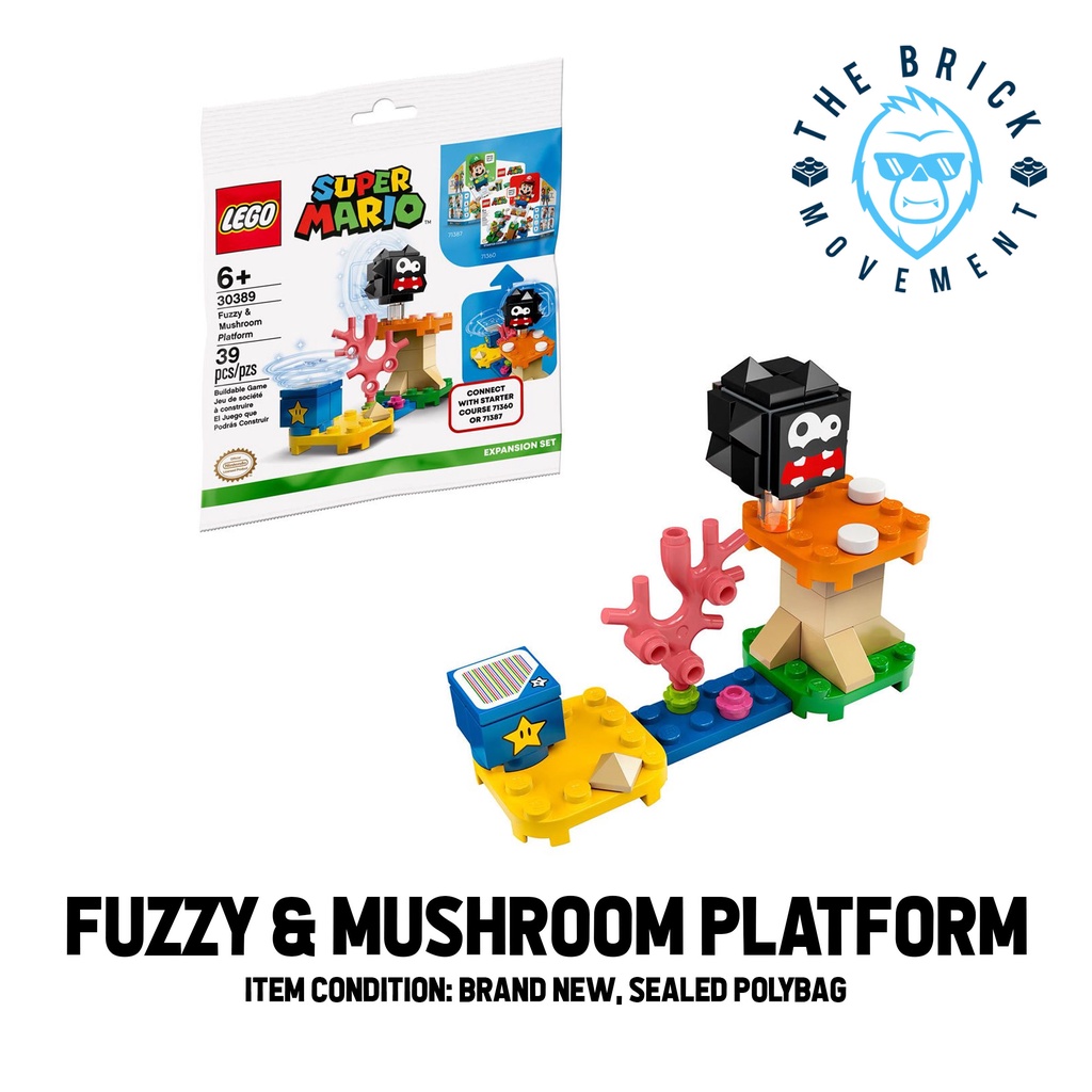 Mario Bros Lego Super Mario Fuzzy And Mushroom Platform Shop Lego