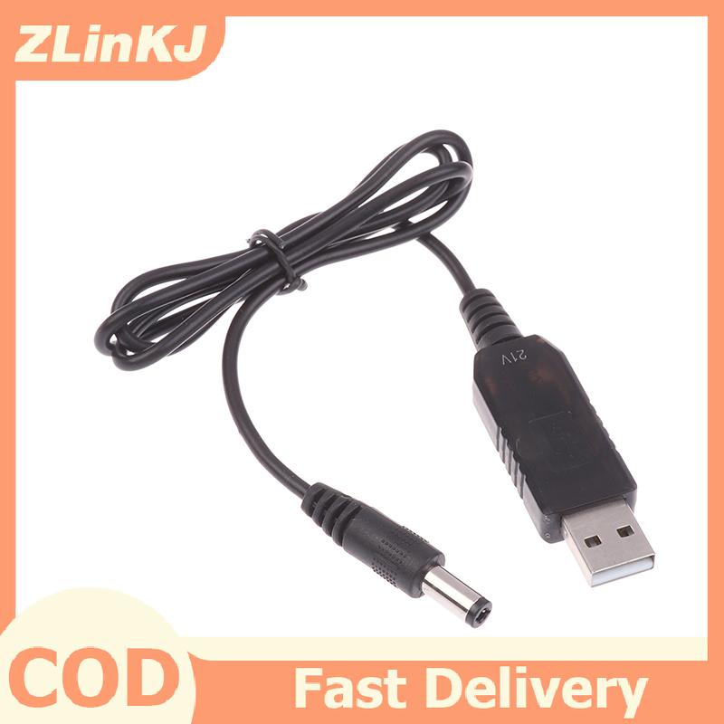 ZLinKJ Hot sale USB 5V đến 21V tăng sạc cáp USB Power Boost Dòng DC 21V giao diện Lithium Battery Ch